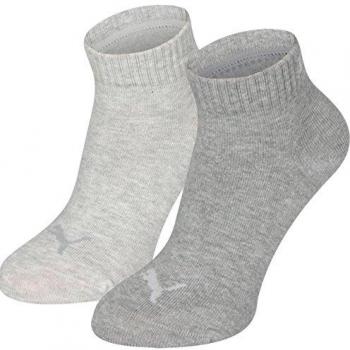 Puma Quarter Kids 2P - Calcetines para niños, color rosa, talla 35-38