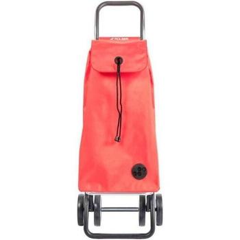 Carro de Compra Rolser I-Max MF Dos+2 con 4 Ruedas en Color Coral
