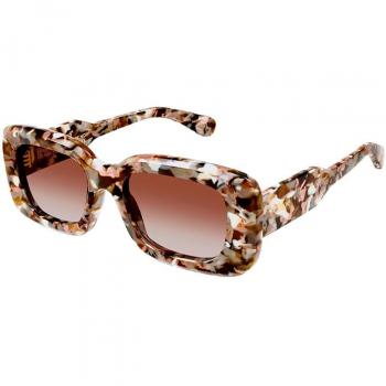 Chloé Ch0188S 004 Sunglasses, Brown, Female, Size: 51 MM