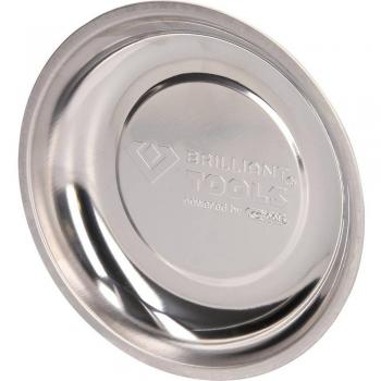 Bandeja magnética de acero inoxidable Brilliant Tools BT691160, diámetro 15 cm