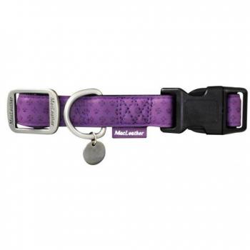 Collar de Nylon MacLeather Lila para Perros