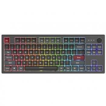 Teclado Mecánico Montech Darkness TKL Hot-Swappable con Interruptores Gateron G Pro 2.0 Brown, RGB y PBT