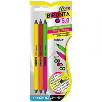 Lápices Jumbo Neón de Doble Punta en Blíster con Tres Colores Vibrantes