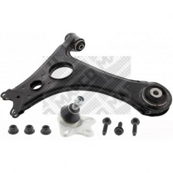 MAPCO Control Arm 49814/3 - Barra Oscilante de Suspensión de Ruedas, Fabricación en acero, Diseño optimizado para durabilidad y rendimiento, Incluye bujes y soportes preinstalados, Compatible con