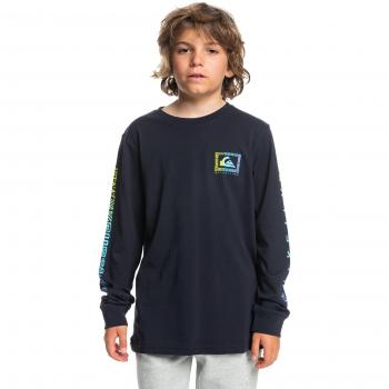 Camiseta de niños Quiksilver Revival Longsleeve T-Shirt azul