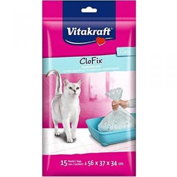 Vitakraft Clo Fix - Juego de 15 Cajas para Arena para Gatos