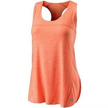Wilson W Ul Kaos Tank Camiseta de Tirantes, Mujer, Papaya Punch/White, S