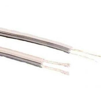 Pack de 100 mts Cable audio paralelo blanco/gris 2 × 0'75 mm² Electro Dh 49.070/0.75 8430552052868