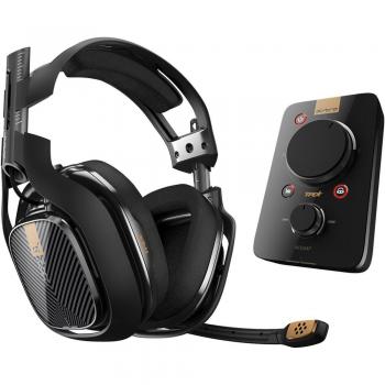 Astro Gaming A40 TR Auriculares Gaming Inalámbrico + MixAmp Pro TR, Gen 3, Sonido Dolby 7.1 Surround, Stream Personalizable, Microfóno Conmutable, Etiquetas Personalizables, PC/Mac/PS4