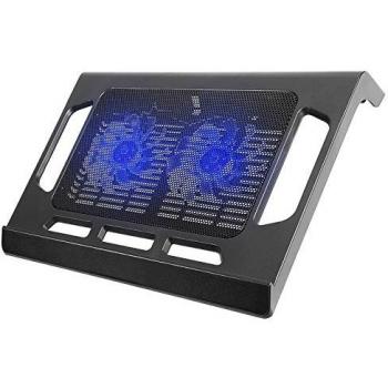 Base de Refrigeración Tracer Snowflake para Ordenador Portátil de hasta 15 Pulgadas, 900 RPM, 2 Ventiladores