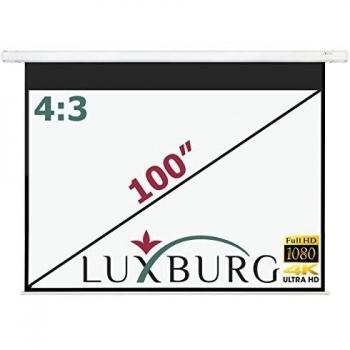 Luxburg® Pantalla de proyección a motorizada 203x152 cm