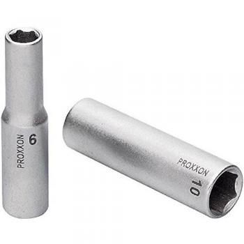 Proxxon 23 770 Vaso Largos de 1/4 para Pernos Roscados muy Salientes, Tamaño 6mm, Longitud Total 50mm