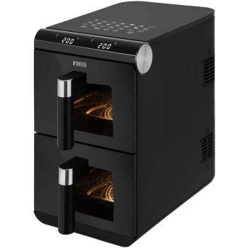 Freidora de aire Noveen Doublecrisp AF5050 X-LINE 1700W Negra 11 litros