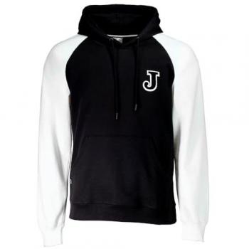 Sudadera con capucha Joma Urban Street Hombre Negro Blanco