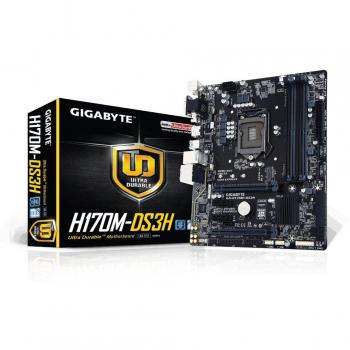 Intel LGA 1151 Socket H4 Gigabyte GA-H170M-DS3H Motherboard