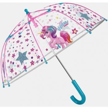 Perletti Paraguas Niña 42/8 POE Unicornio Fibra Vidrio