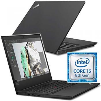 Lenovo ThinkPad E490, Portátil de 14 Pulgadas Full HD, Procesador Intel Core i5 de 8ª Generación a 1.6 GHz, Memoria RAM de 8GB y SSD de 512GB con Windows 10 Pro - Color Negro