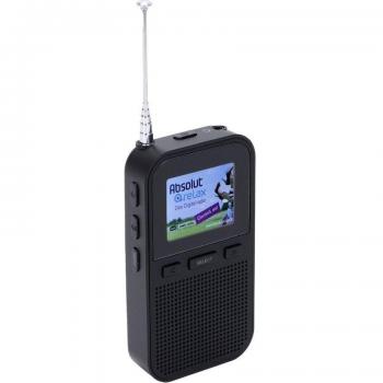 Radio Denver DAH-126 Personal Analógico y Digital en Color Negro
