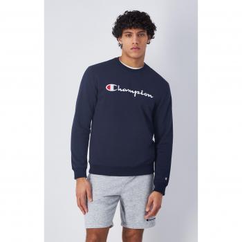Sudadera Champion Crewneck Sweatshirt Hombre Azul Marino