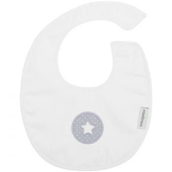 Babero Redondo Con Velcro Round Gris 16X19 Cm