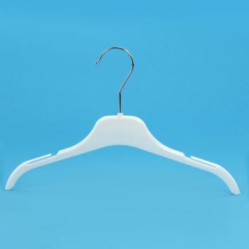 Hangerworld - Perchas Infantiles De Plástico Con Gancho De Metal, 30 cm, Color Blanco, 20 Unidades
