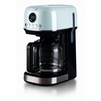 Ariete 1396 Cafetera Americana con Filtro, Capacidad de 15 Tazas, Base Calentadora, Pantalla LCD, Filtros Extraíbles y Lavables, Blanca