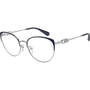 Emporio Armani EA 1150 (3268) Glasses - Women's Eyeglasses, Cat Eye Style, Color: Silver, Size: 51, Blue Light Block Available