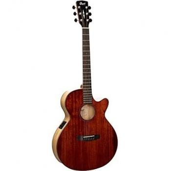 Cort SFX Myrtlewood Electro-Acoustic Guitar, Brown Gloss