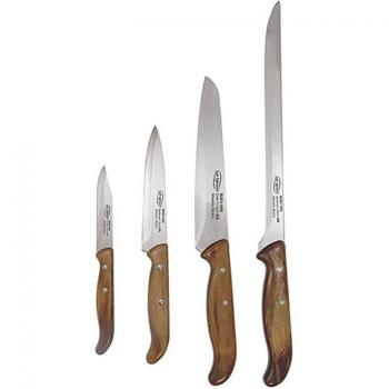 Set de 4 Cuchillos de Cocina Merlot con Mango Ergonómico