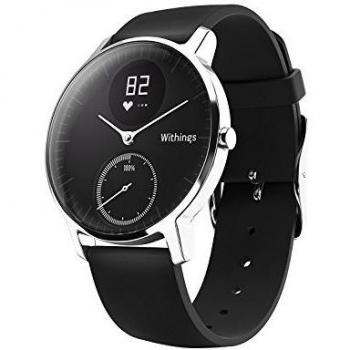 Withings Steel HR - Reloj de seguimiento de la actividad con monitorización de la frecuencia cardíaca, tamaño 36 mm, color negro