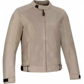 BERING Chaqueta moto RIKO Beige, Beige, S