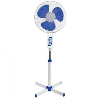 Ventilador de Pedestal Coshano 16” Ajustable con Motor Silencioso, Oscilante y 3 Velocidades