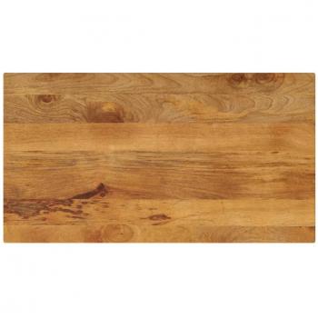 Mesa Rectangular de Madera Maciza de Mango 110x60x3,8 cm