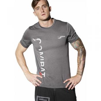 Reebok Combat Spraydye Tee Camiseta, Hombre, Negro, XL