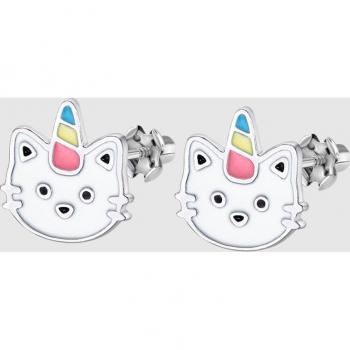 Pendientes de niña WS02441 Basics con motivo unicornio