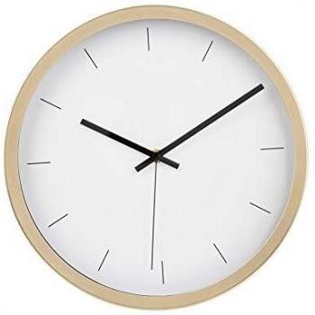 Amazon Basics - Reloj de pared moderno, 30,5 cm, latón