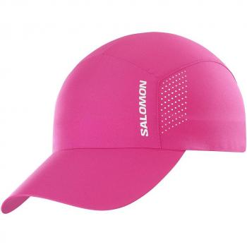 Gorra de running Salomon Cross Compact Rosa