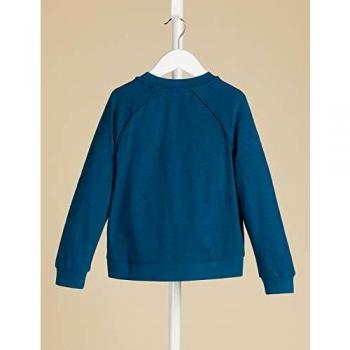 Marca Amazon - Red Wagon Velvet Bomber, Chaqueta para Niñas, Azul