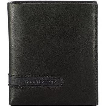 Bodenschatz Catania - Monedero de cuero hombre, color marrón, talla 11x12x2 cm