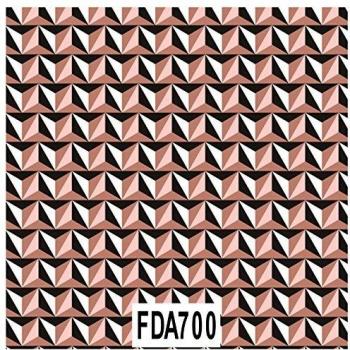 Decopatch 700diseño geométrico, Rosa y Negro y Gris Hojas, 20 Unidades