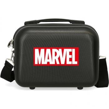 Neceser Infantil Marvel Logo ABS Negro 9L