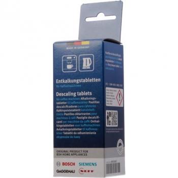 Tabletas Desincrustantes Bosch para Cafeteras Automáticas - 6 unidades, 18g cada una, elimina el sarro y agua dura