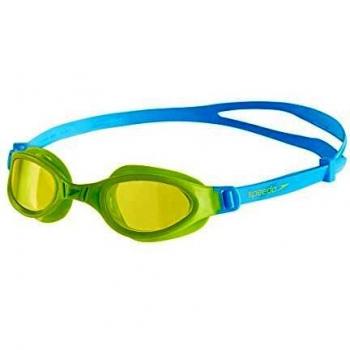 Speedo Unisex Junior Futura Plus Goggles - Blue/Green, One Size