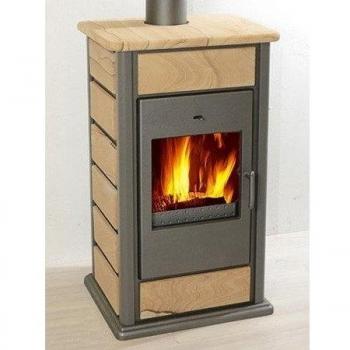 Chimenea Horno wasserführend schmitzker Alicante Excellence Sunshine II 14 KW