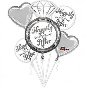 Amscan International 3445701 Happily Ever After Foil - Globo