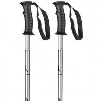 ATOMIC Rental ALU JR Bastón, Juventud Unisex, Silver
