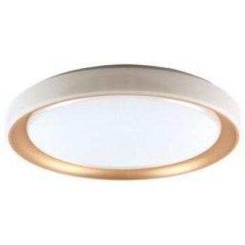 Plafón Kigali Bel Air 72W Luz LED 6480 Lm Con Mando Regulador Blanco/Oro Ø50x7 Cm