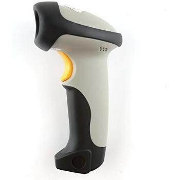 [Ofertas de Navidad]HAMSWAN Lector de Código de Barras Escáner de Codigos Barcode Recargable Automático Láser Inalámbrico Bluetooth2.0 Para Télefonos Móviles/ Tableta y Laptop Soporta Windows/ iOS/ Android Lector Codigo Barrasde Barras con Puerto U