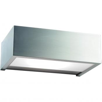 Aplique de baño Arcos LED 15 cm níquel