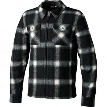 RST Camisa de Moto Brushed Negra con diseño en blanco, talla 3XL